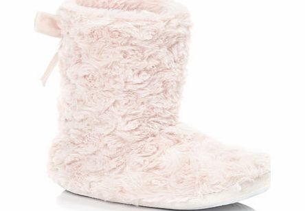 Bhs Girls Younger Girls Pink Slipper Boots, pink