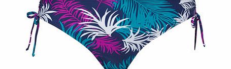 Bhs Great Value Multi Palm Print Bikini Bottoms,