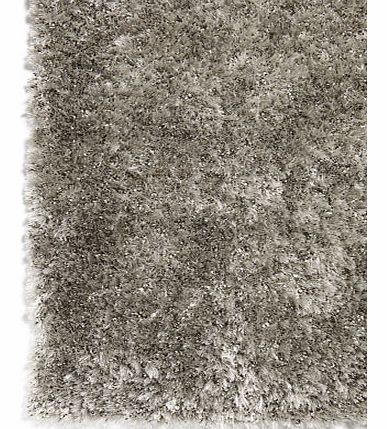 Grey Manhattan twisted yarn rug 140x200cm, grey