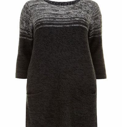 Bhs Grey Ombre Tunic, grey 12610970870