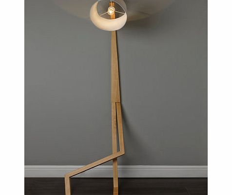 Hank floor lamp, wood 9783368790