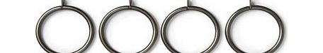Harrison Drape Victoria Curtain Rings Pack of 4,
