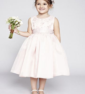 Bhs Isabelle Blush Flower Girl Dress, blushed pink