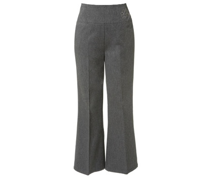Junior girls embroidered trousers