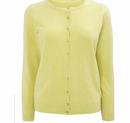 Bhs Lime Supersoft Crew Cardigan, lime 586041367