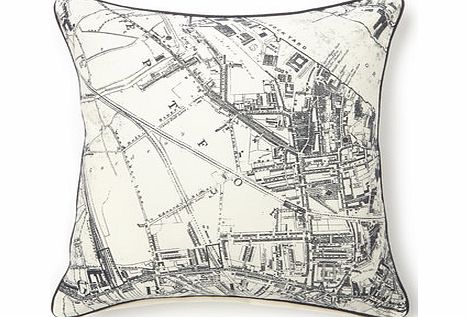 Luxe Map Cushion, grey 1860180870