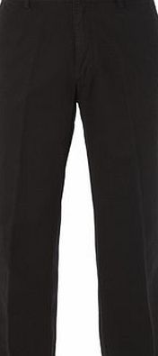 Bhs Mens Black Pleat Front Chinos, Black BR58A01YBLK
