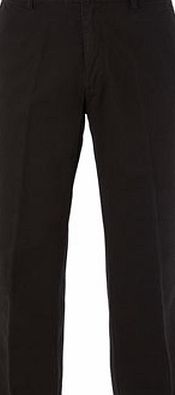 Bhs Mens Black Pleat Front Chinos, Black BR58A03ABLK