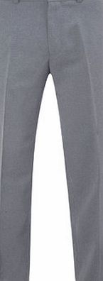 Bhs Mens Blue Great Value Flat Front Trousers, Blue