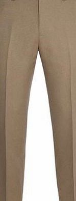 Bhs Mens Brown Tailored Cavalry Twill Trousers,