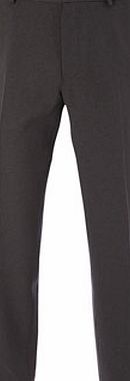 Bhs Mens Charcoal Great Value Flat Front Trousers,