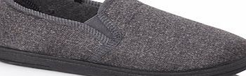 Bhs Mens Classic Grey Slippers, Grey BR62F04FGRY