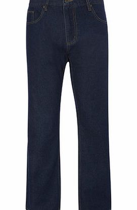 Bhs Mens Denim Dark Wash Jeans, Blue BR59F02GBLU
