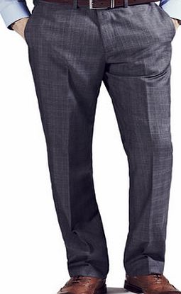 Bhs Mens Grey Check Suit Trousers, Grey BR64T08EGRY