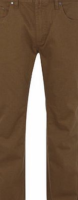 Bhs Mens Natural Bedford Cord Trousers, Cream
