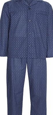 Bhs Mens Navy Circle Print Pyjamas, Blue BR62J05HNVY