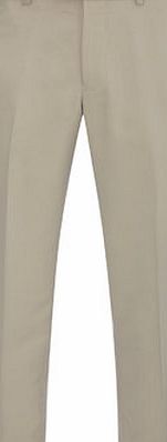 Bhs Mens Stone Soft Touch Regular Fit Trousers,