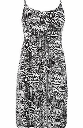 Bhs Mono Tribal Printed Dress, black/white 279642786