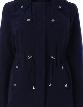 Bhs Navy Microfibre Soft Feel Jacket, navy 18990110249