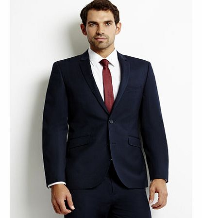 Bhs Navy Slim Fit Suit Jacket, Blue BR64S18ENVY