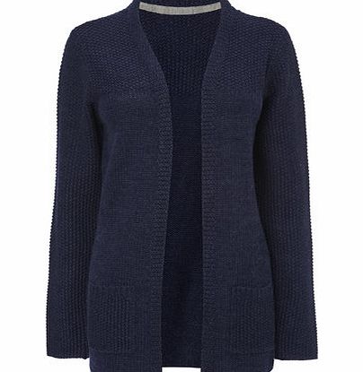 Bhs Navy Stitch Cardigan, navy 587940249