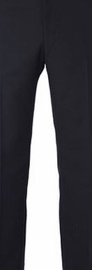 Bhs Navy Tailored Puppytooth Trousers, Navy