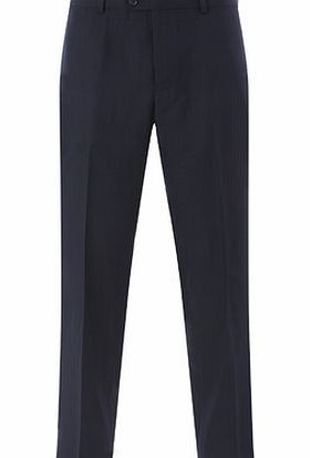 Bhs Navy Twill Regular Fit Trouser, Navy BR65F02FNVY