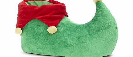 Novelty Elf Slippers, Green BR62N04FGRN