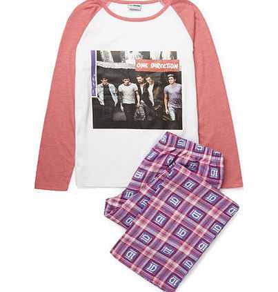 Bhs One Direction Girls Woven Pyjamas, grey multi