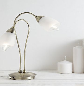 Ottoni 2 Light Table Lamp - Antique Brass,