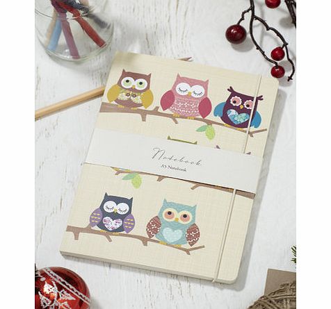 Bhs Owl design bound notebook, no colour 8273259999