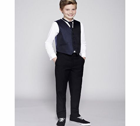 Bhs Page Boy Navy Basket Weave Set, navy 6505680249