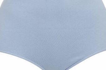 Bhs Pale Blue Cotton Full Brief, cornflower 4805420588