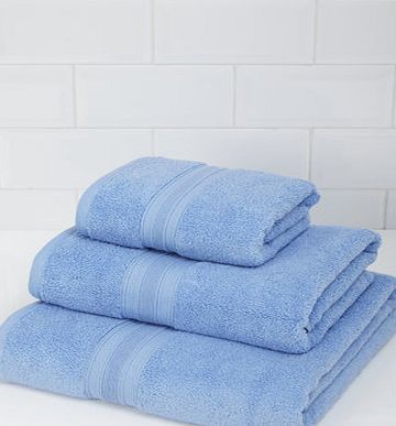 Bhs Pale Blue Egyptian Cotton Zero Twist Towels,