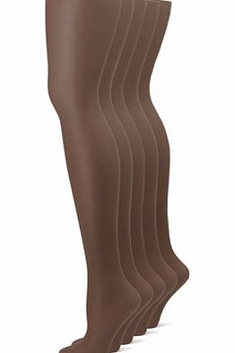 Bhs Paola 5 Pairs Of 20 Denier Nylon Tights, paola