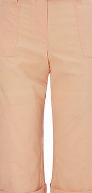 Bhs Peach Belted Cotton Crop, peach 2207693155