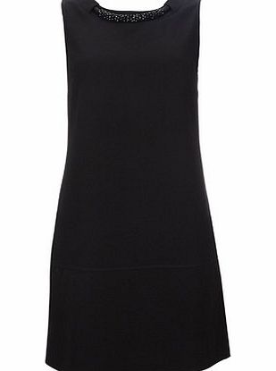 Bhs Petite Black Necklace Dress, black 12032528513