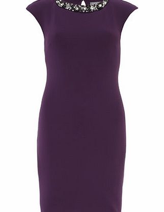 Bhs Petite Column Pencil Dress, purple 19125750924