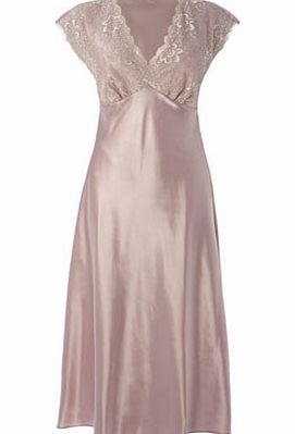 Bhs Pink Champagne Plain Long Chemise, pink 788480528