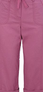 Bhs Pink Cotton Crop Trousers, pink 2207680013