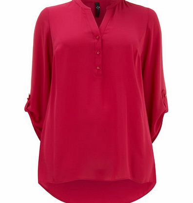 Bhs Pink Crepe Pocket Shirt, pink 12612270528