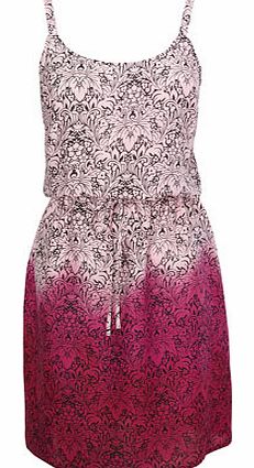 Pink Dip Dye Dress, black/multi 200990164