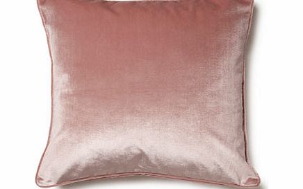 Pink essentials velvet cushion, pink 1842750528
