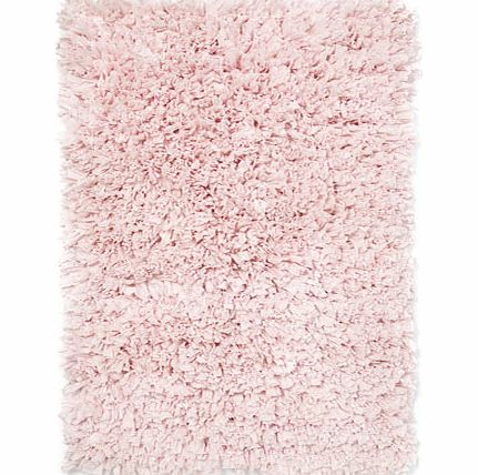 Pink paper lace vintage bath mat, pale pink