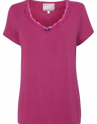 Bhs Pink Plain Hidden Support Top, fuchsia 728996257