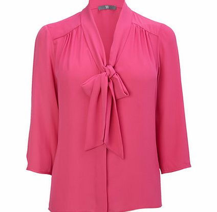 Pink Pussybow Blouse, pink 8616780528