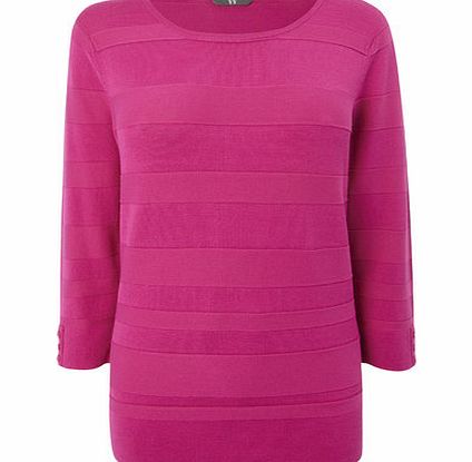 Bhs Pink Self Stripe Jumper, pink 587330528