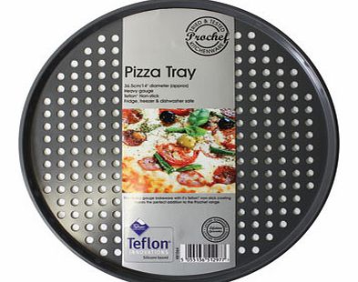 Bhs Pro Chef 14`` Pizza Tray With Teflon Non Stick,