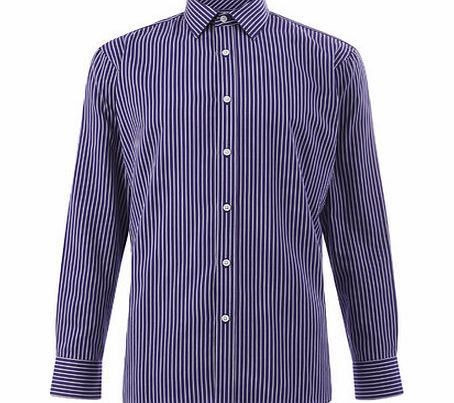 Bhs Purple Bold Stripe Shirt, Purple. BR66C06FPUR