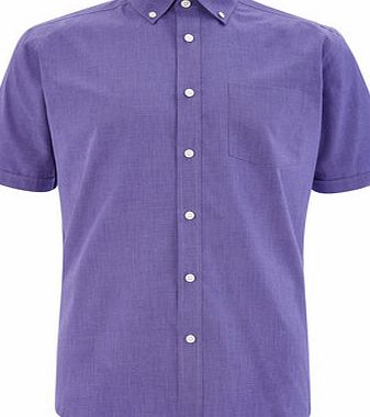 Purple Short Sleeve Shirt, Purple BR51P02FPUR